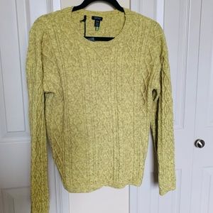 Buffalo yellow mustard Knit sweater